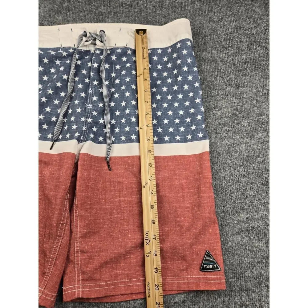 Trinity Stretch Board Shorts Size‎ 32 Swim Trunks #694